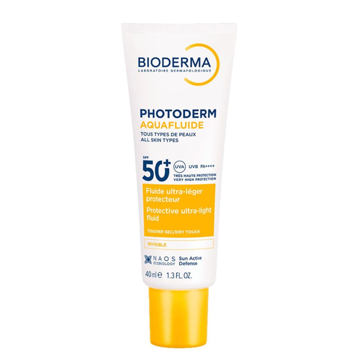 Photoderm Aquafluide - Fluide Ultra-Légère Hydratante - Peaux Sensibles - SPF50+ 40 ml