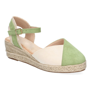 Sandalia de Cuña de Yute para Mujer, Comodas y Elegantes, Diseño Moderno con Tira Decorativa