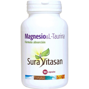 Magnesio L Taurina 90 Caps Sura Vitasan