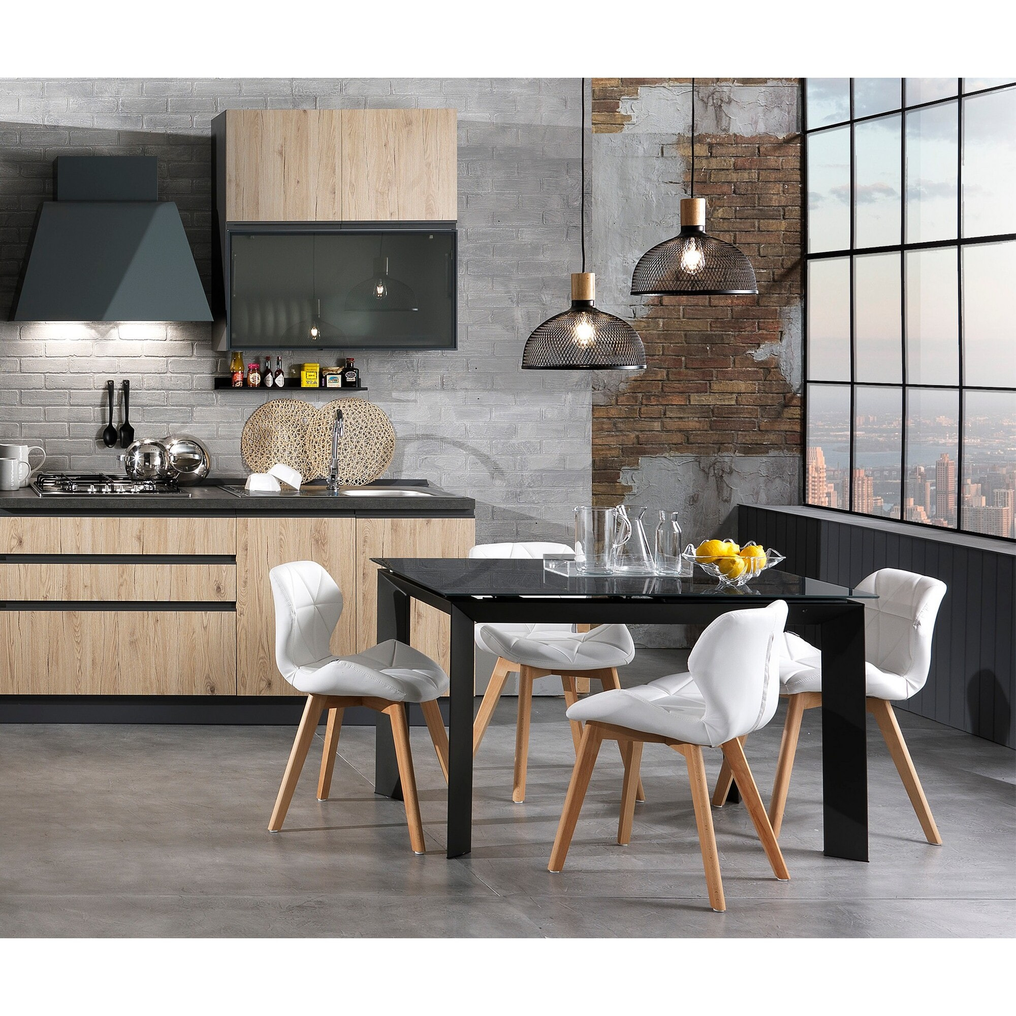 Tomasucci tavolo allungabile BLADE 120 - GREY grigio