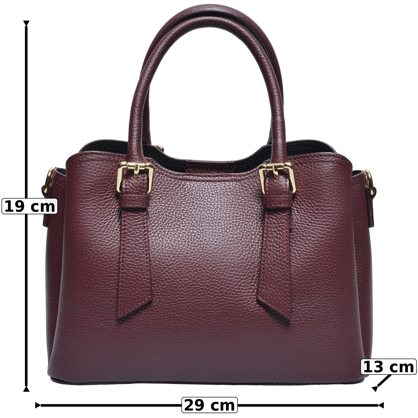 Tote Anna Luchini Bordeaux