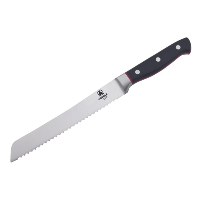 Couteau à Pain Noir 33,5cm - ''market