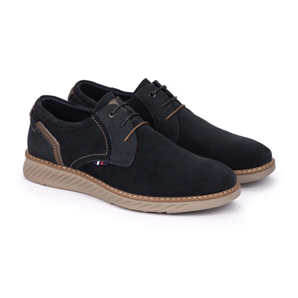 Zapatos Casual De Piel Con Cordones para Hombre