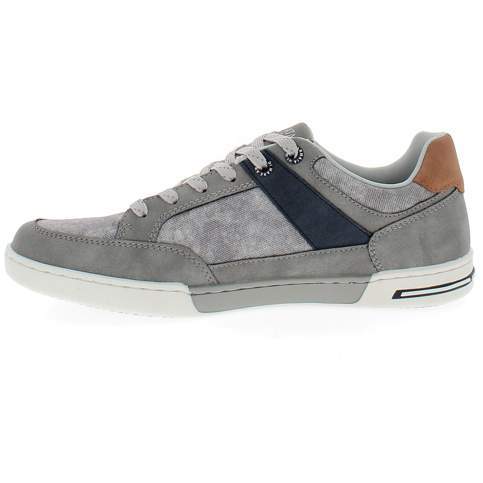 Armata di Mare Scarpe Uomo Sneakers Casual Stringate con Soletta Rimovibile in Memory Foam AMU 1M921 Grey