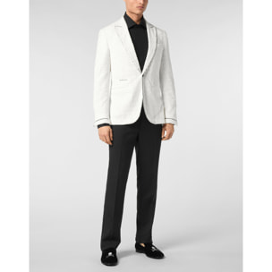 PHILIPP PLEIN One-Button Blazer Slim Fit MONOGRAM