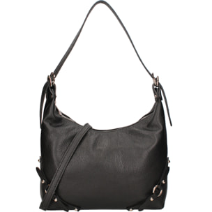 Borsa a spalla da donna In Vera pelle Made in Italy 30x30x9 cm