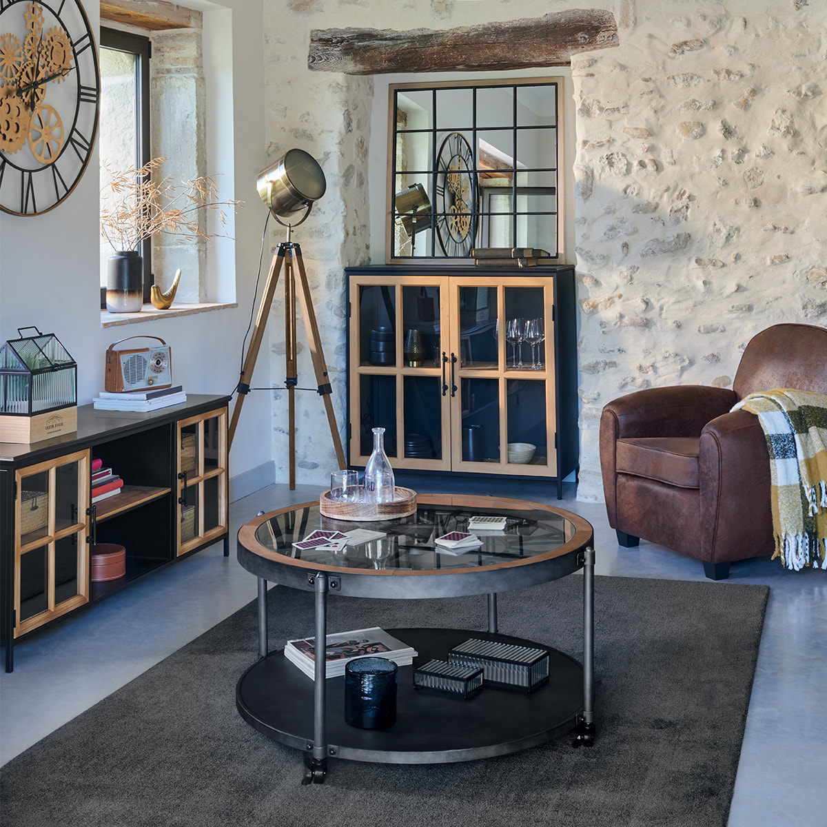 Tapis "Joanne" - gris ardoise - 160x230 cm