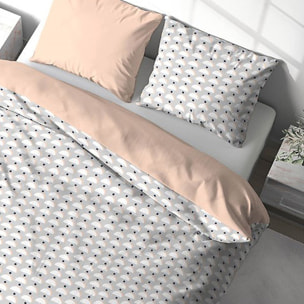 Parure housse de couette 3pcs 100% polyester 72gsm lobe