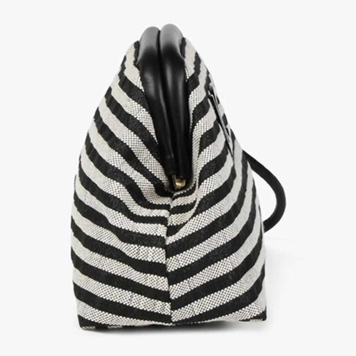 Borsa a mano a righe