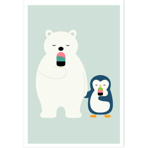 Affiche  time to ice cream Affiche seule