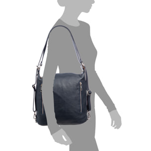 Bagnoli bolso mochila y bolso de hombro mujer. Piel auténtica Dollaro.