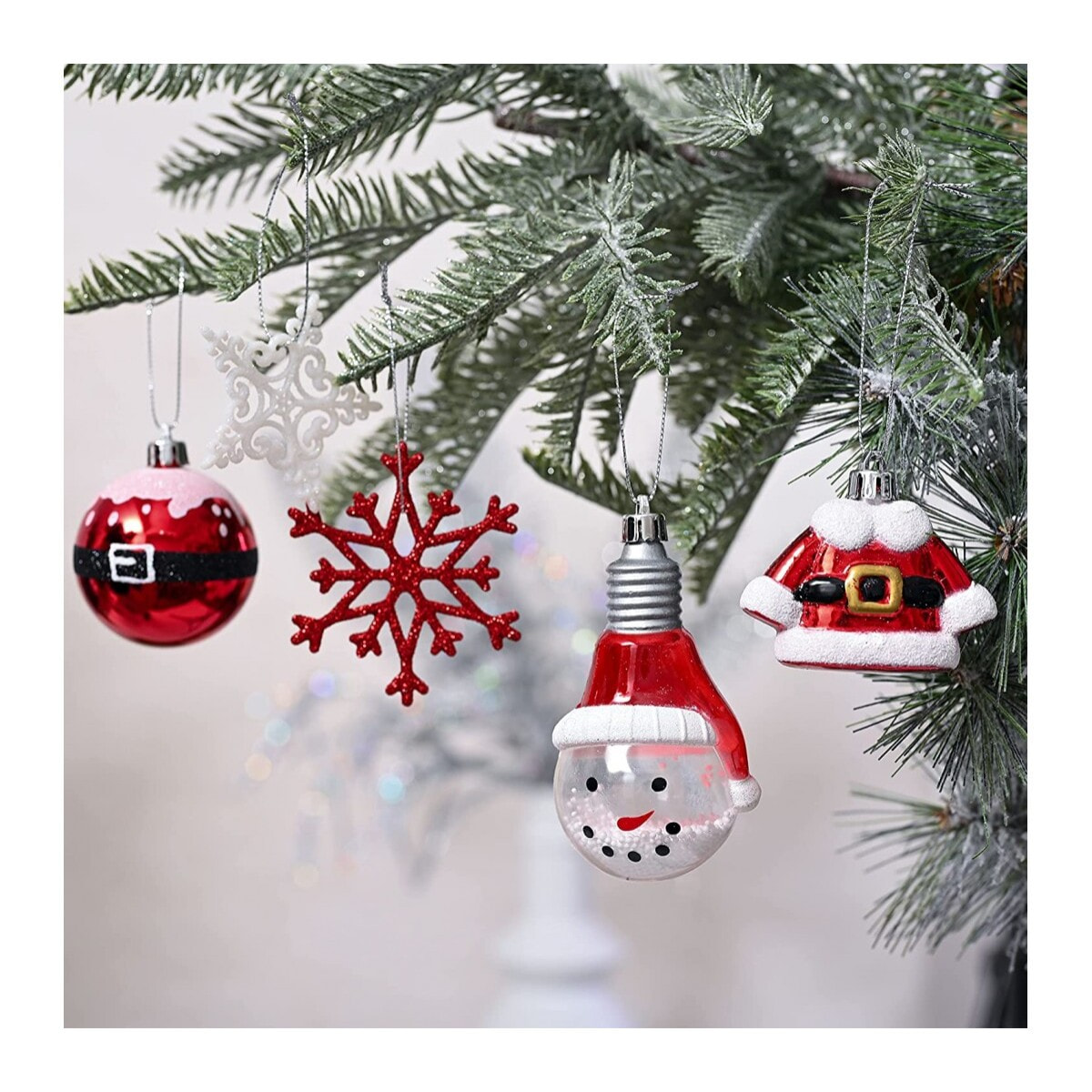 Coffret de 71 boules de noël or