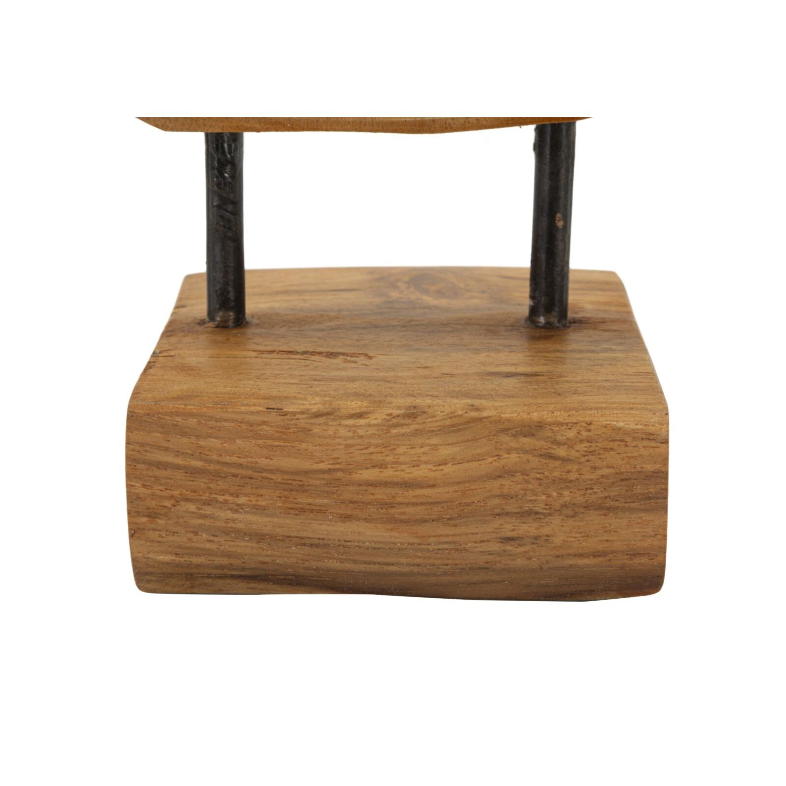 SCULTURA HASI IN TEAK RIC. CM 20X10X28 (PEZZI UNICI - NON RIP. IN SERIE)