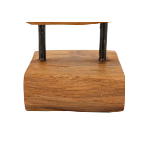 SCULTURA HASI IN TEAK RIC. CM 20X10X28 (PEZZI UNICI - NON RIP. IN SERIE)