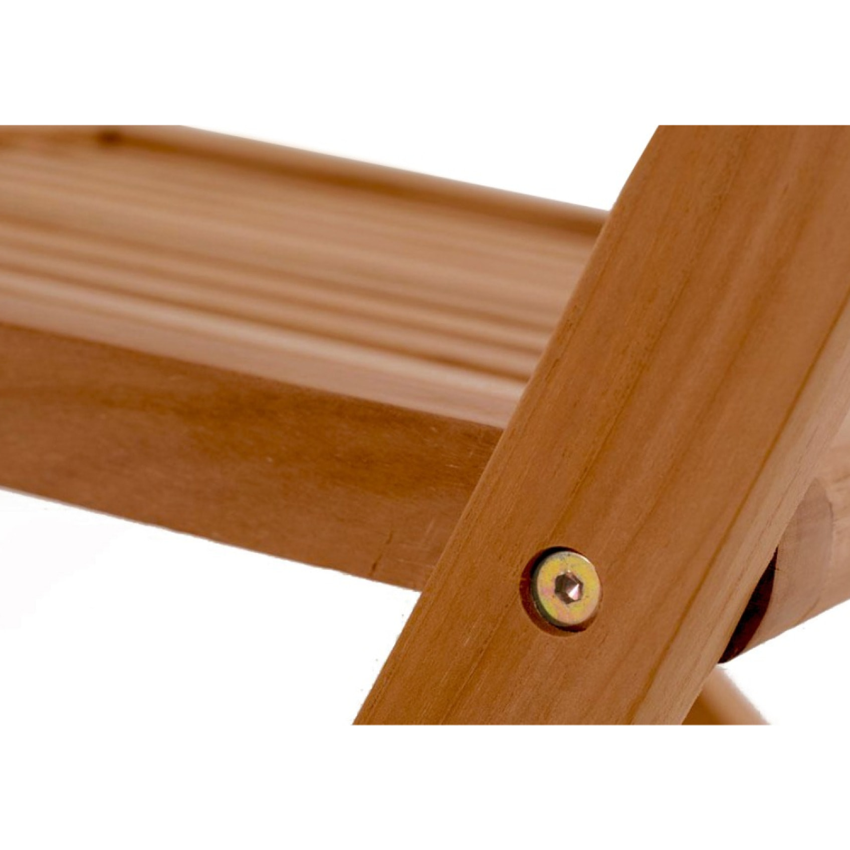 NARRA Salon de jardin Teck huilé 6 pers - Table ovale 4 chaises 2 fauteuils