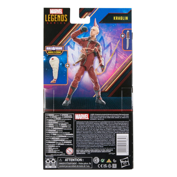 Guardiani Della Galassia Comics Marvel Legends Action Figura Kraglin 15 Cm Hasbro