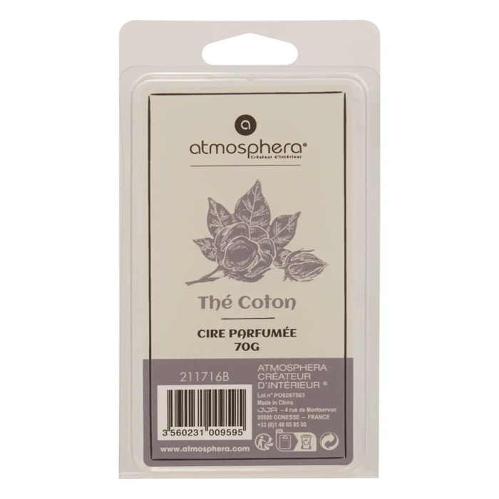 Cire parfumée Laura vert L5,5xp2xH10,2cm