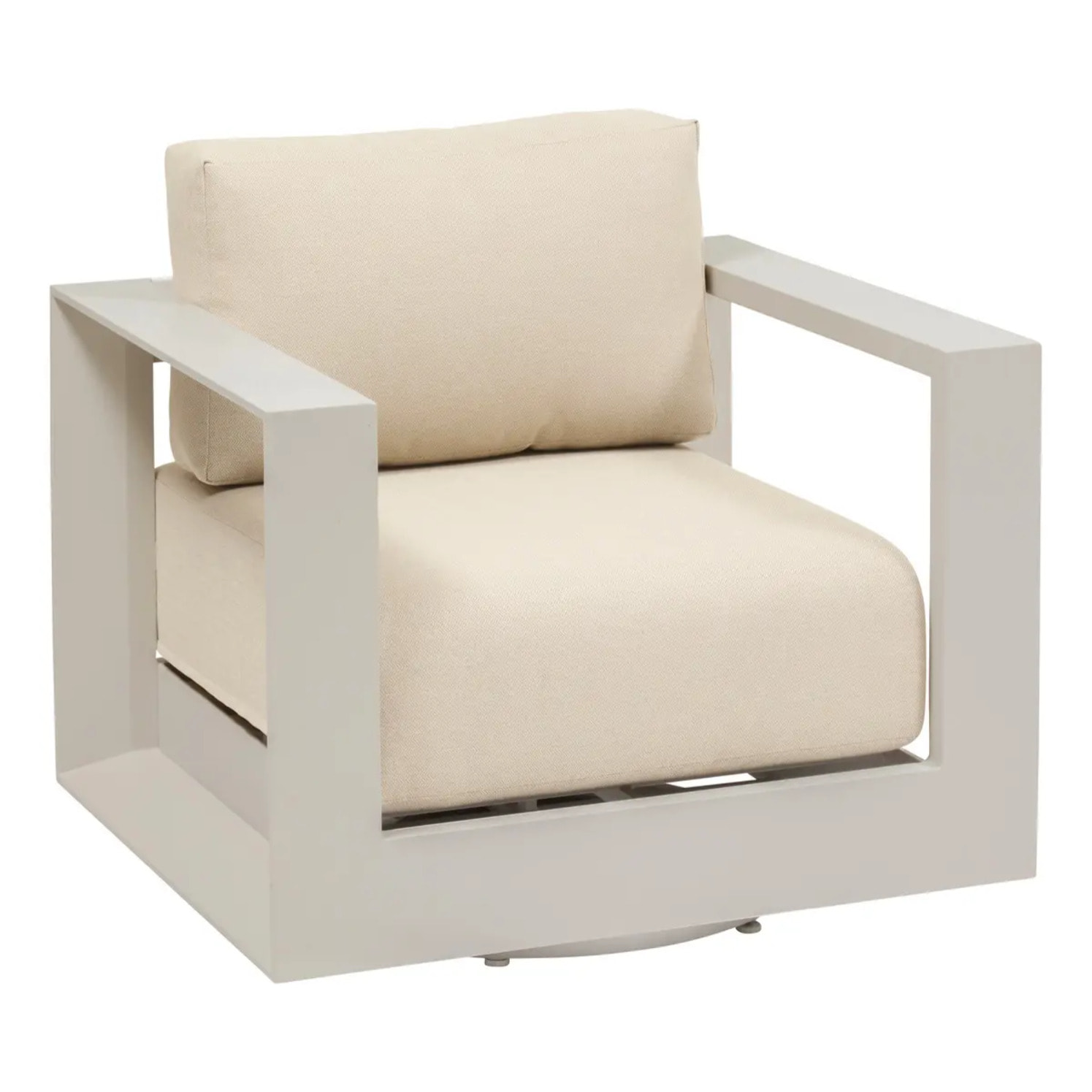 Fauteuil de jardin rotatif ALLURE Beige / Avoine