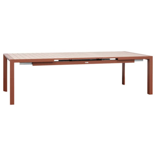 Table de jardin 10 places Evasion extensible miel/acajou