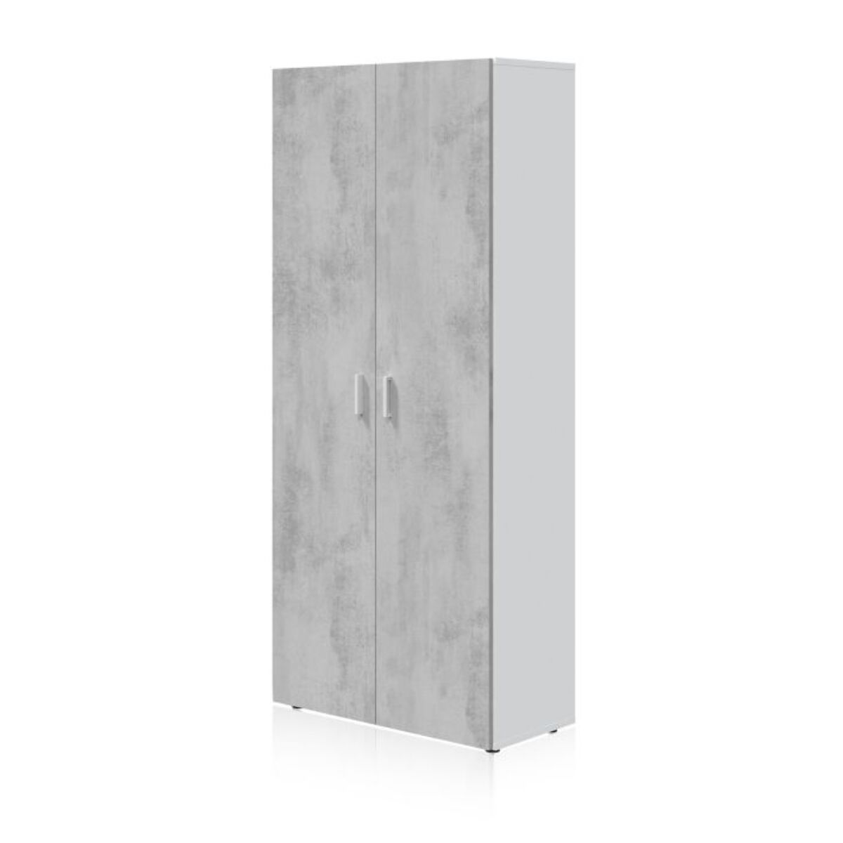 Armario Multi Useful 80 2 Puertas Blanco - Cemento