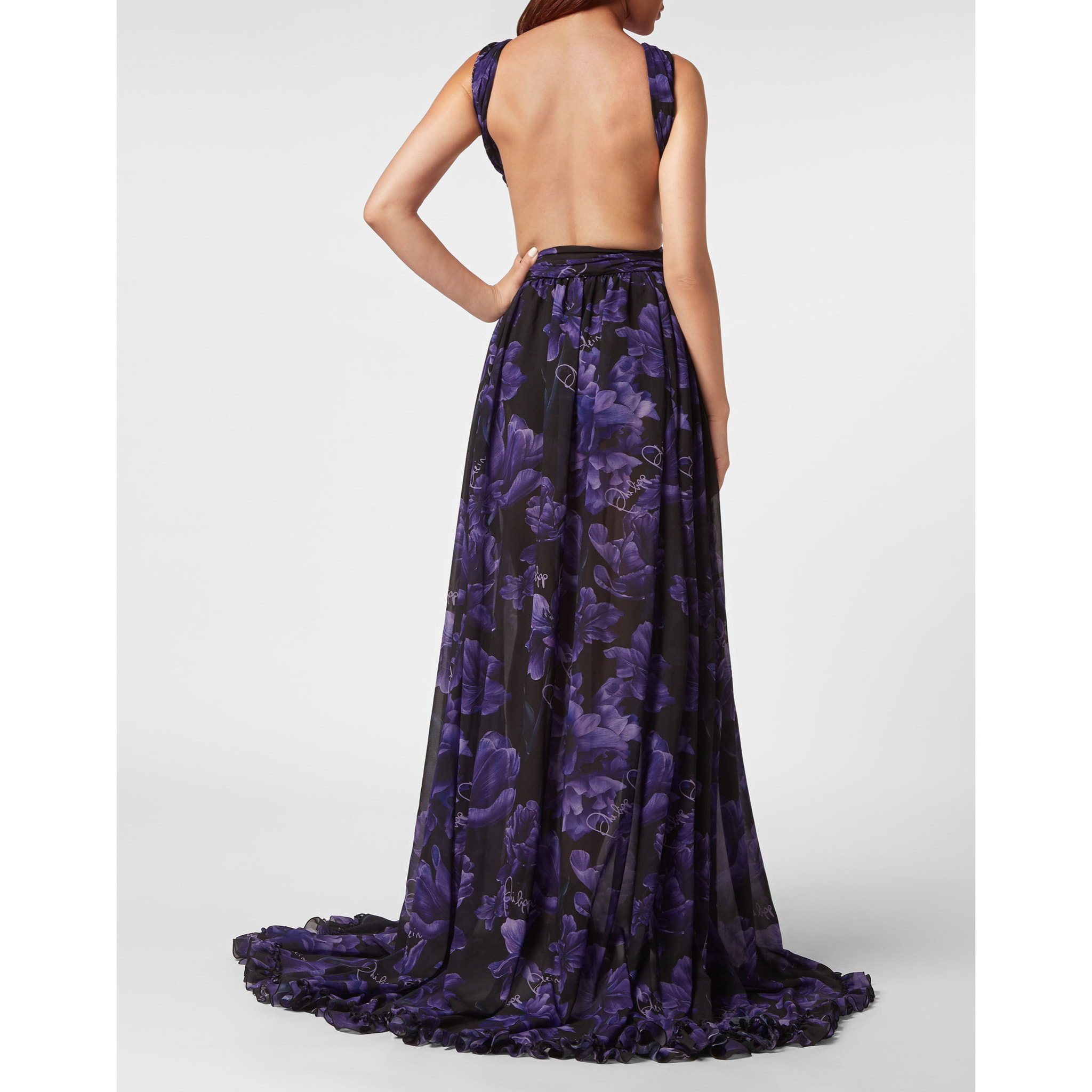 PHILIPP PLEIN Vestido de noche FLOWERS