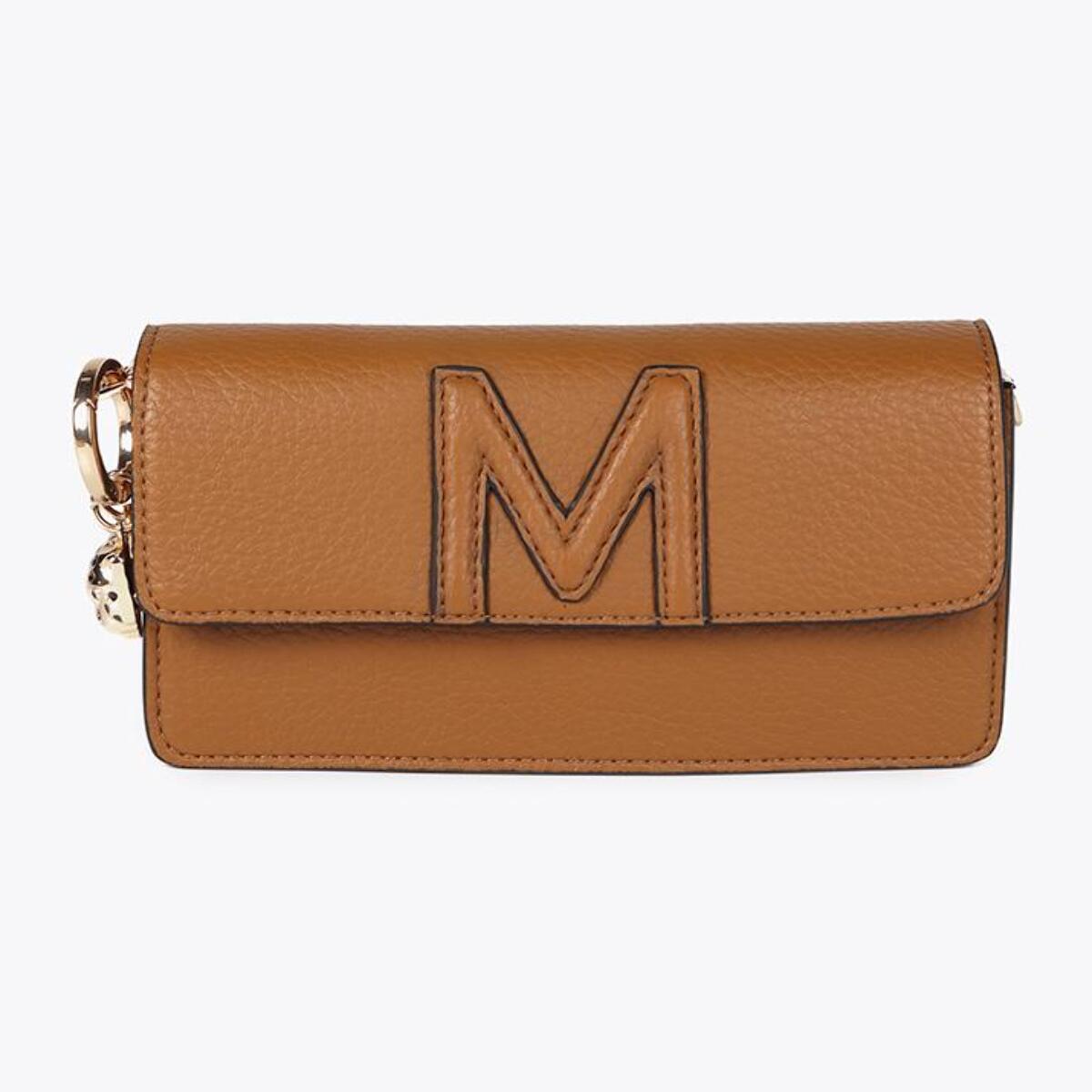 Bandolera Effecto Pelle Inciso con M