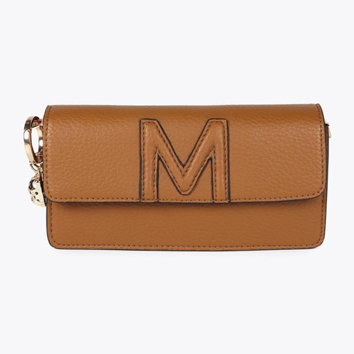 Bandolera Effecto Pelle Inciso con M