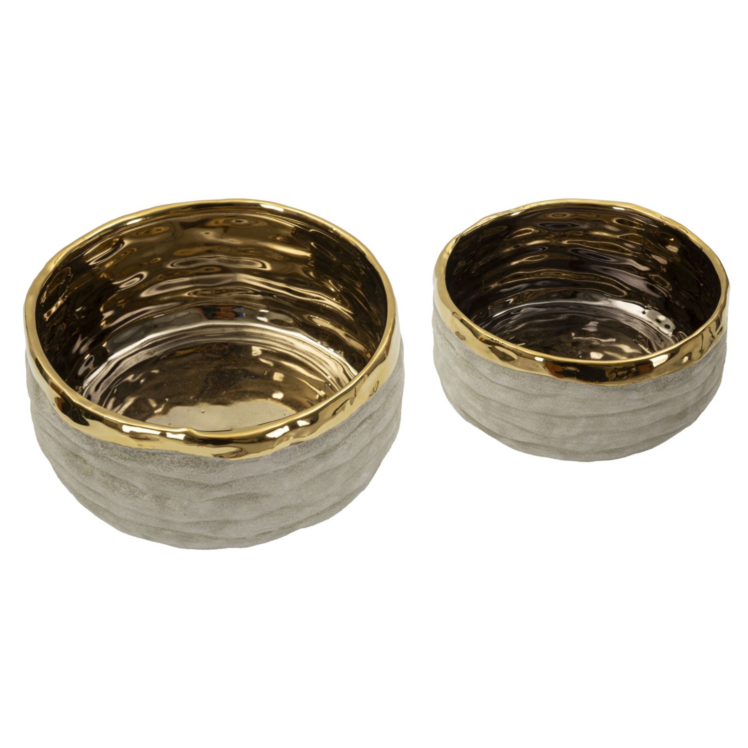 CACHEPOT LIMA BASSI COPPIA CM Ø 22,5X10,5-18X8,5