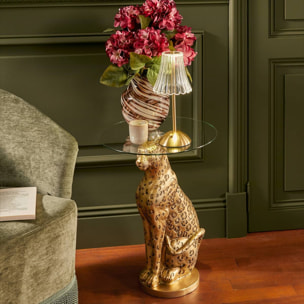 Lampe LED batterie Aneth doré H30cm