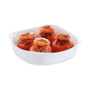 Fuente para horno cuadrada blanca 20x20 cm Smart Cuisine Carine - Luminarc