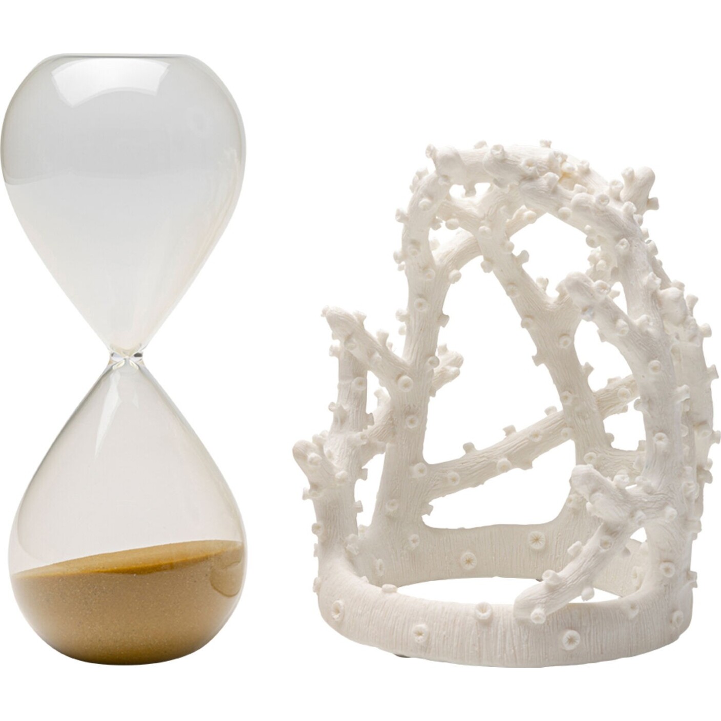 Sablier Time Flies 25cm Kare Design