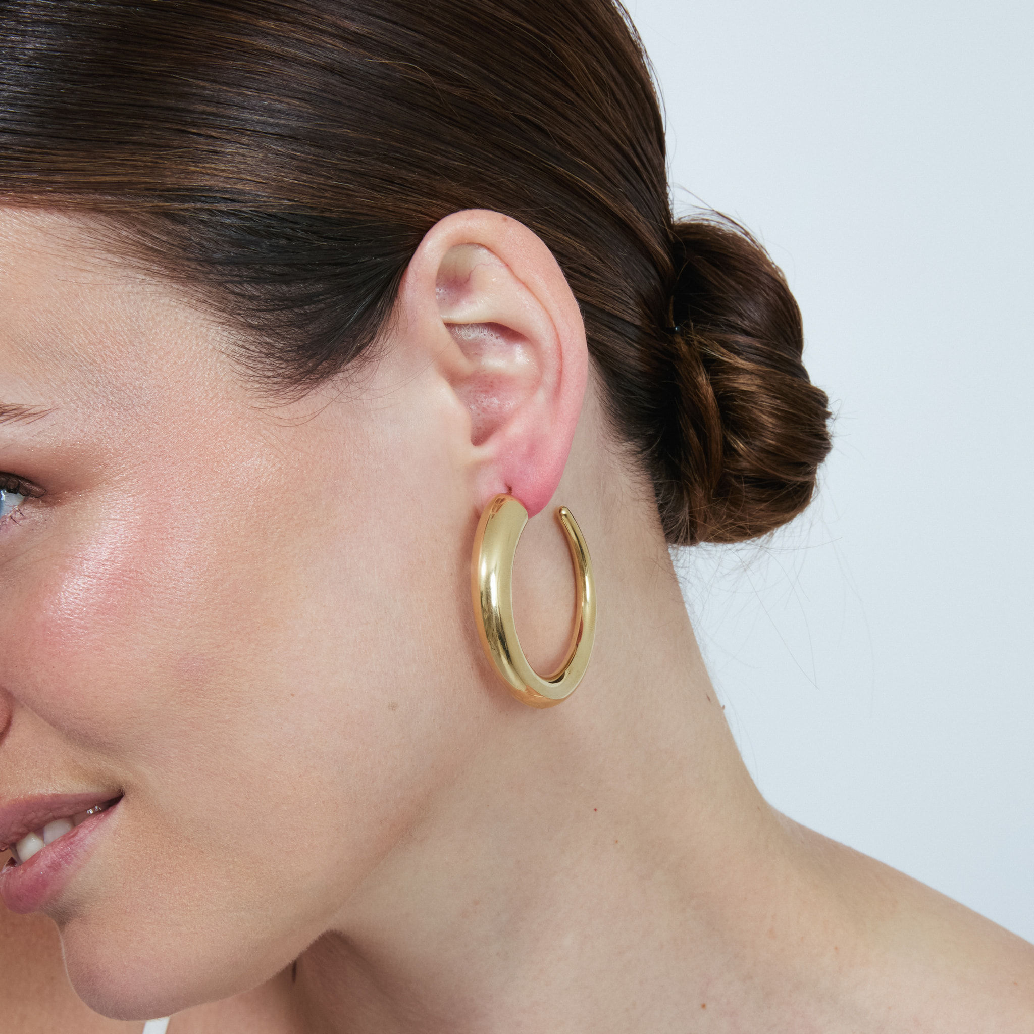 Pendientes Tlidol acabado oro amarillo 18k
