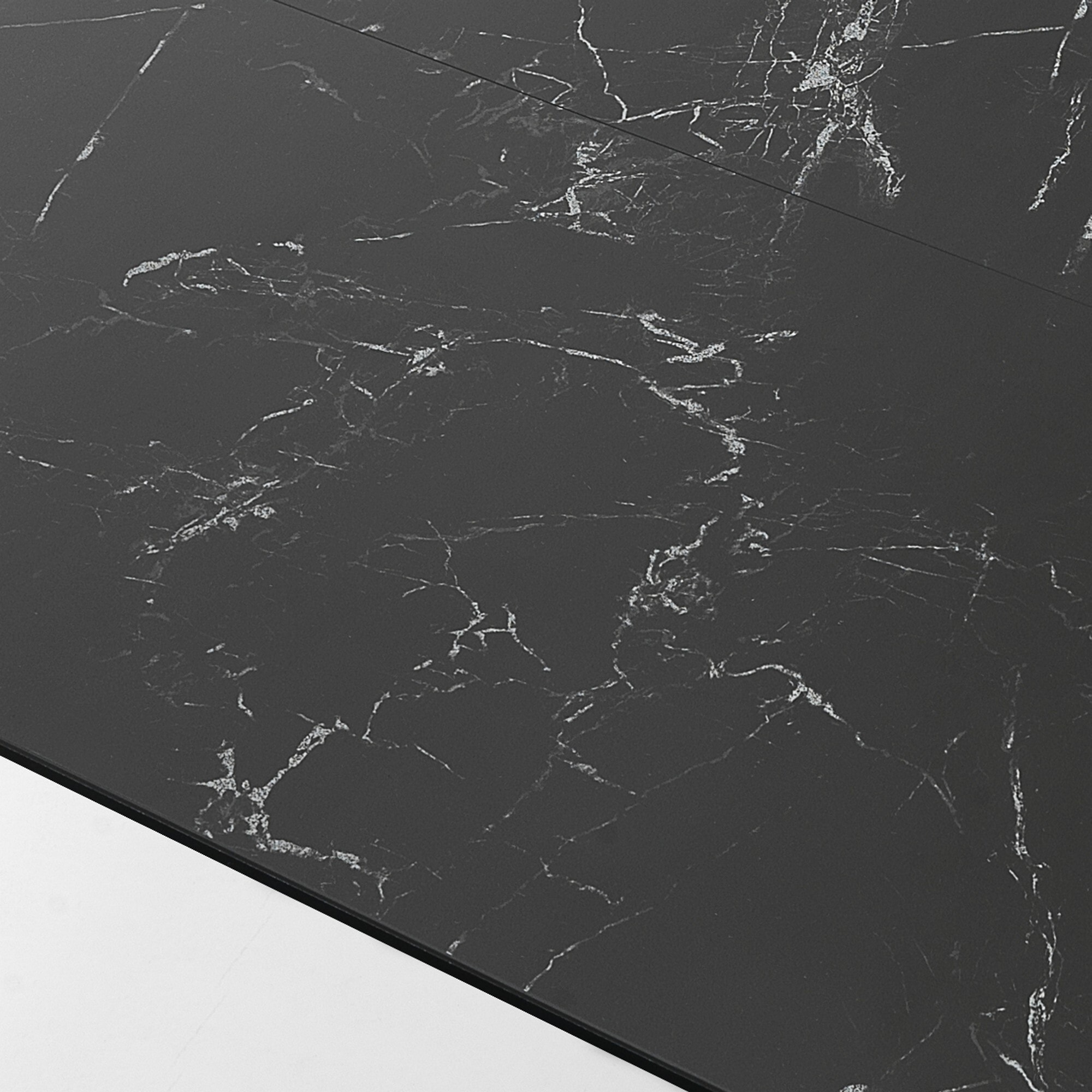 ORESTELUCHETTA tavolo allungabile LUNDY MATT BLACK MARBLE