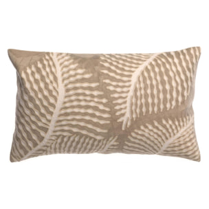 Coussin brodé Flora