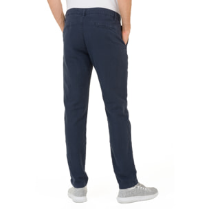 Pantalone in lino Tamborine Blu navy