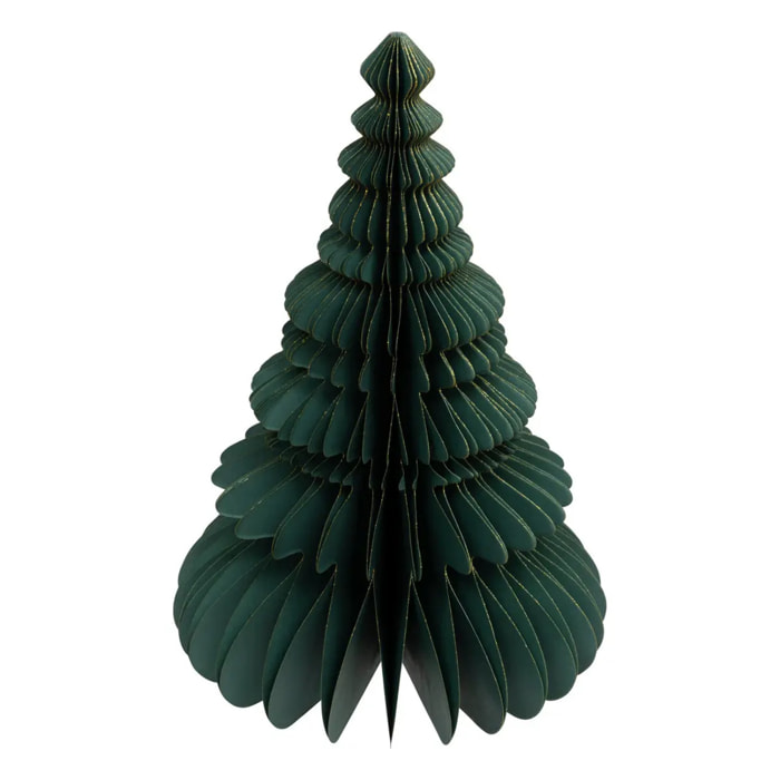 Sapin H.30cm papier vert