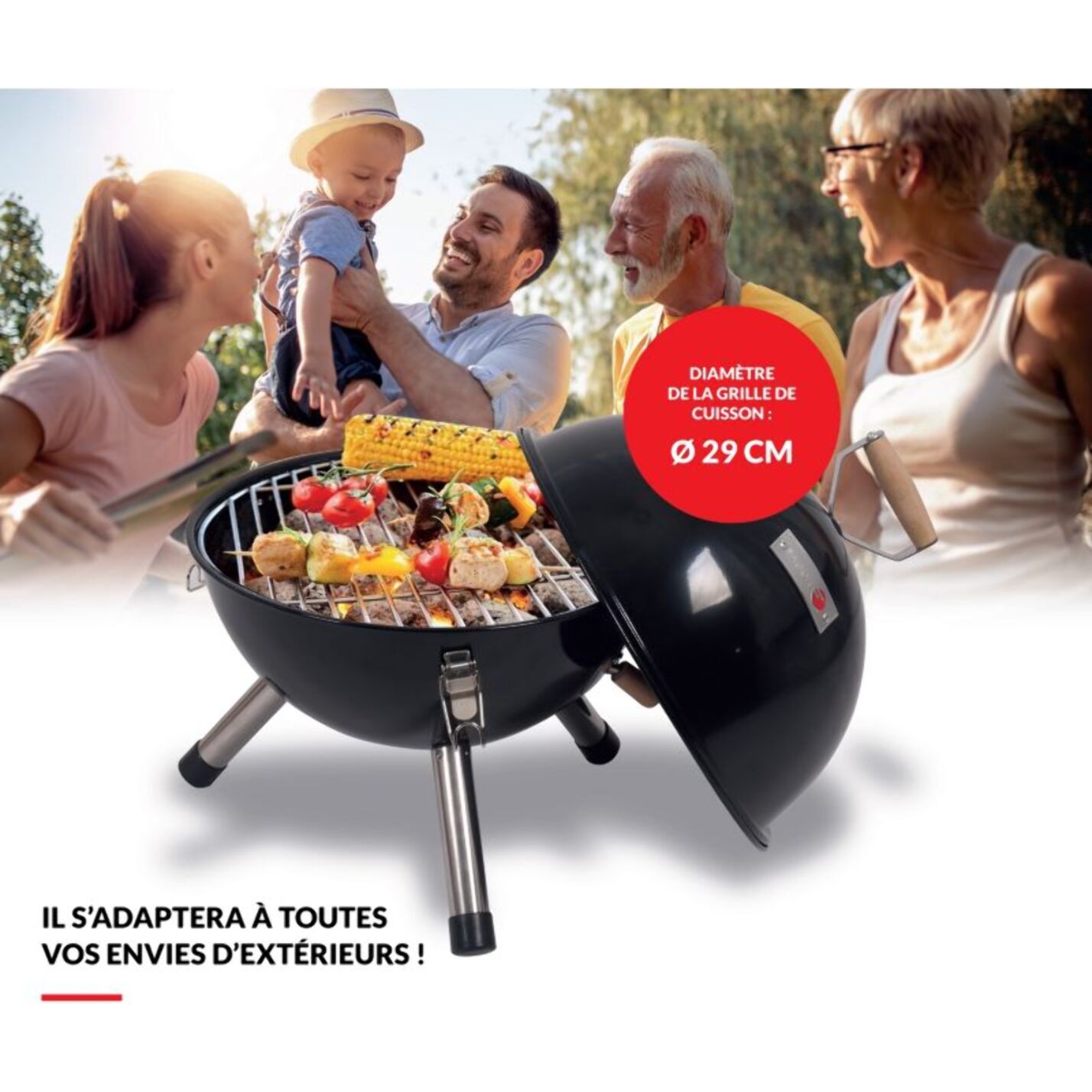 Barbecue charbon FAGOR FG996 diam. 29cm