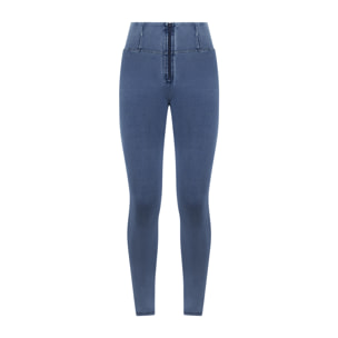 Jeggings push up WR.UP® skinny vita alta tessuto organico