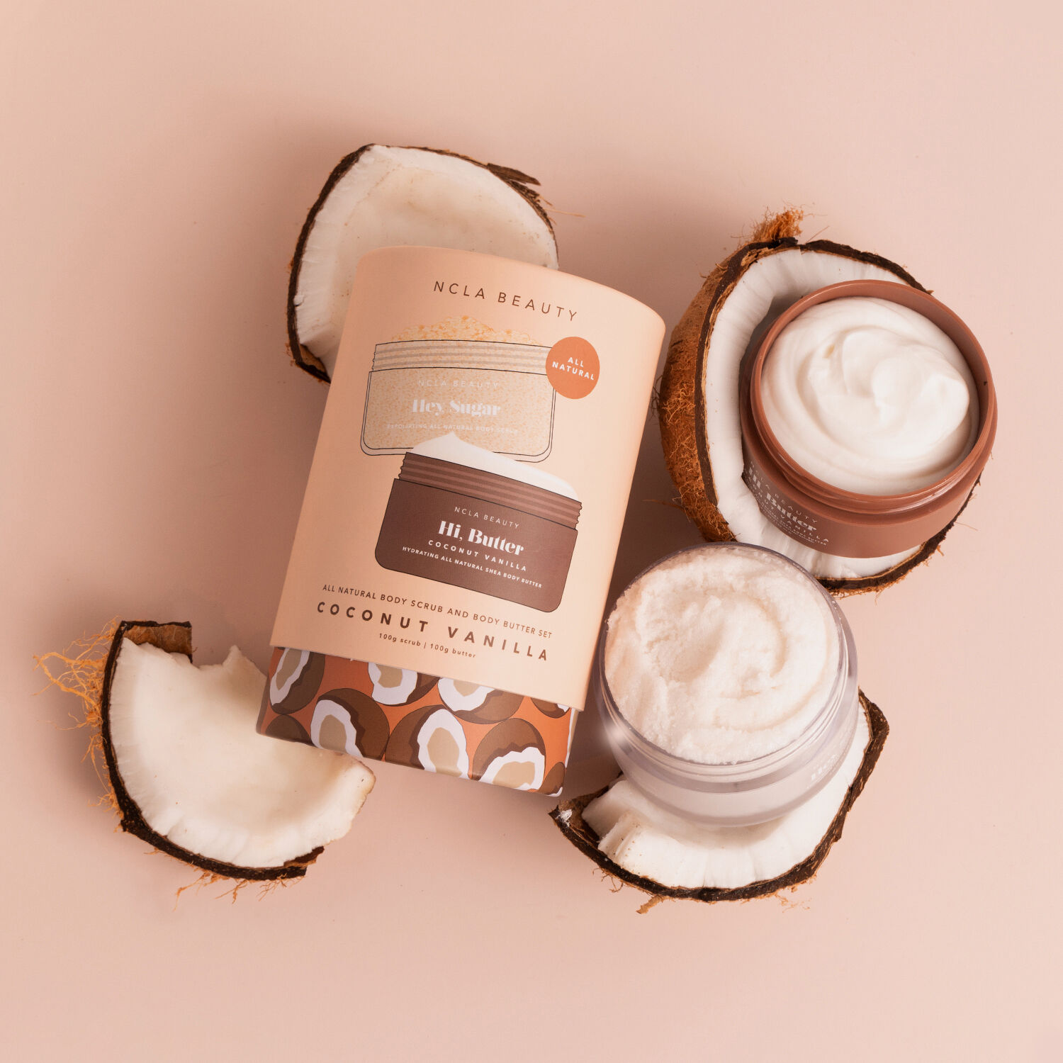 Coconut Vanilla - Exfoliant Corps 100 g + Beurre Corporel 100 g