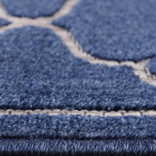 Tapis extérieur tissé kilim rond CULA