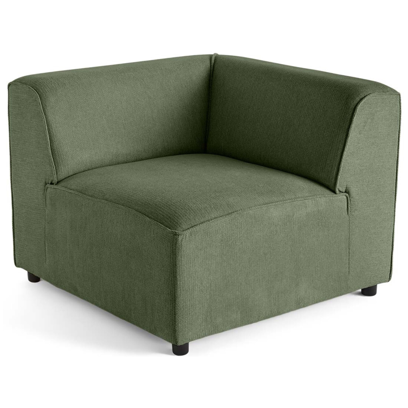 Suaro - Module d'angle réversible en tissu texturé - Vert