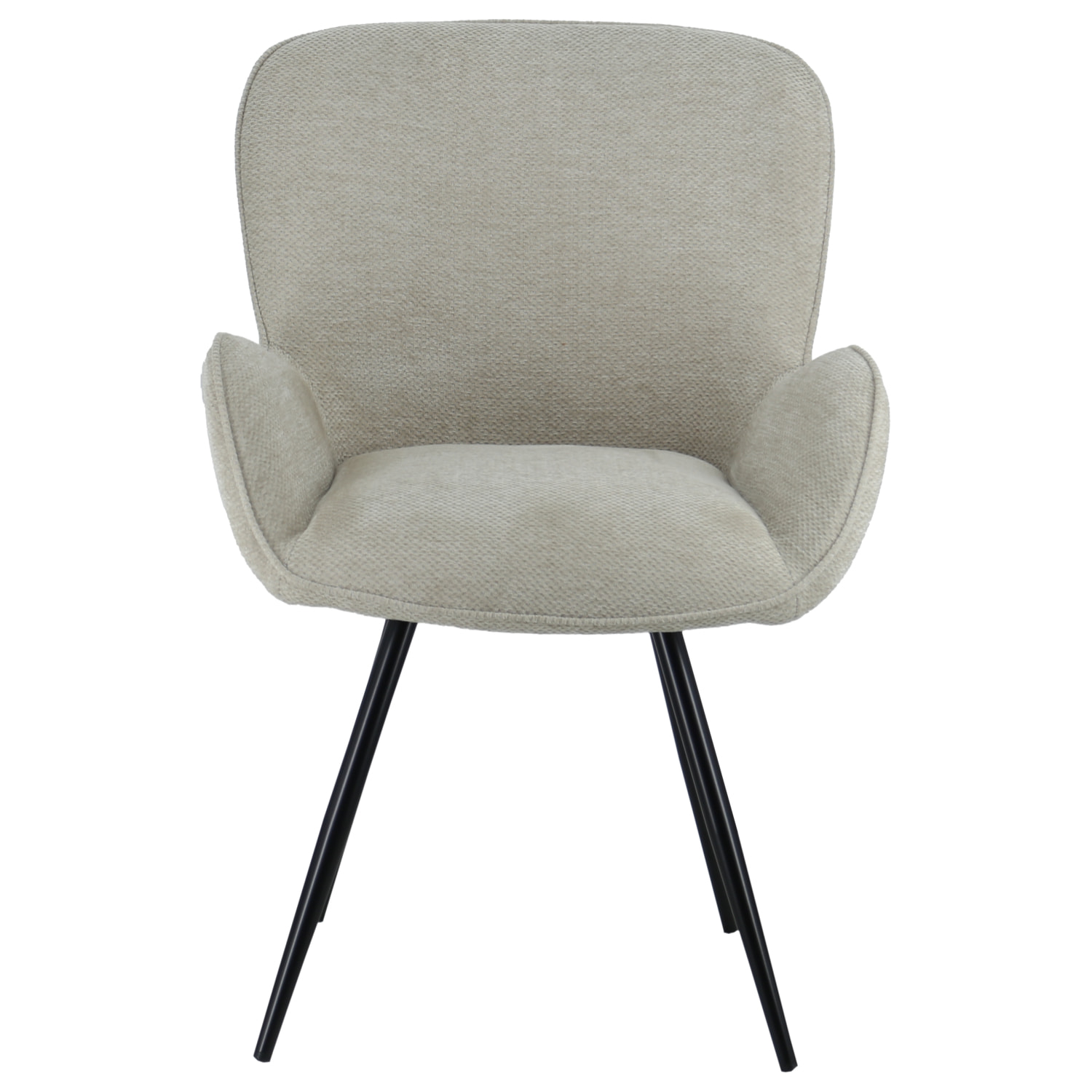 Chaise en chenille beige EVA