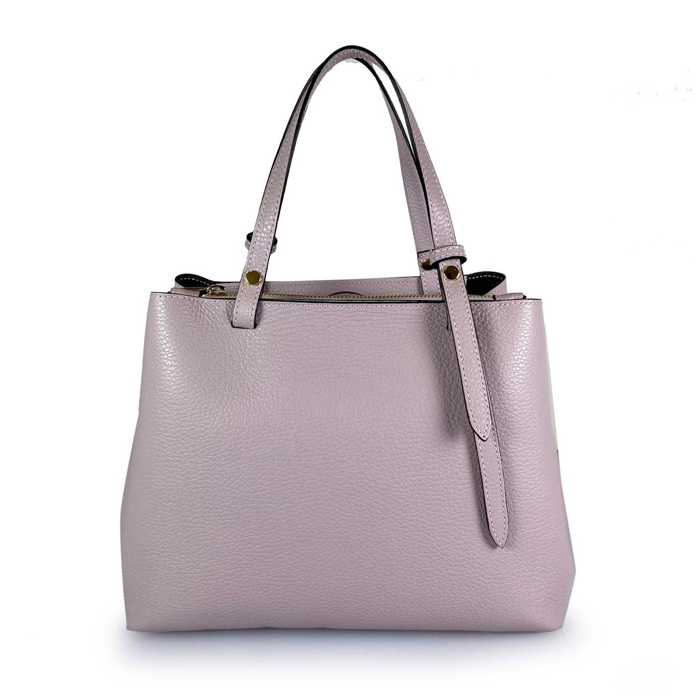 Borse Donna colore Viola-in pelle Made in Italy 25 X 19 X 11cm