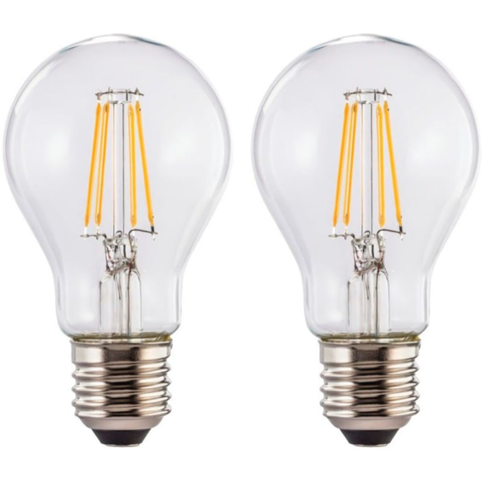 Ampoule XAVAX LED E27 6.5W CLA x2
