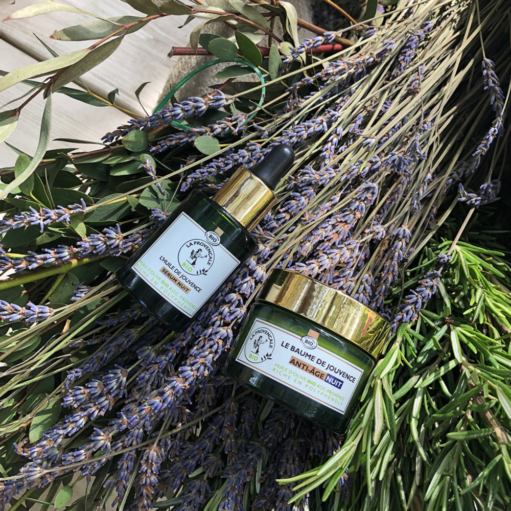 La Provençale Oleo-Jeunesse - Baume Booster d'Hydratation Anti-âge Certifié Bio - Omégas d'huile d'Olive verte - Tous types de