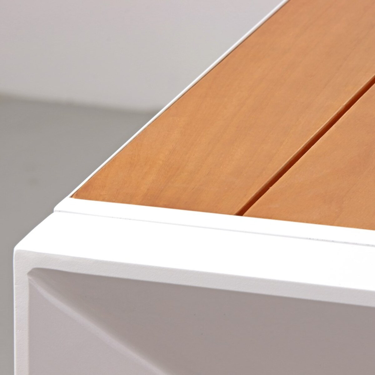 Tavolo allungabile in alluminio e legno 200/300x100x075- Olbia