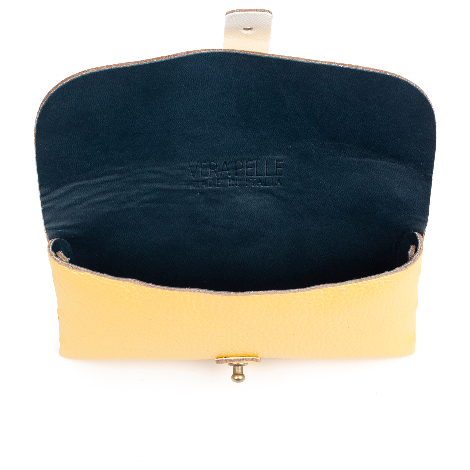 Argelato mini bolso de mano / cartera mujer. Piel auténtica Dollaro.