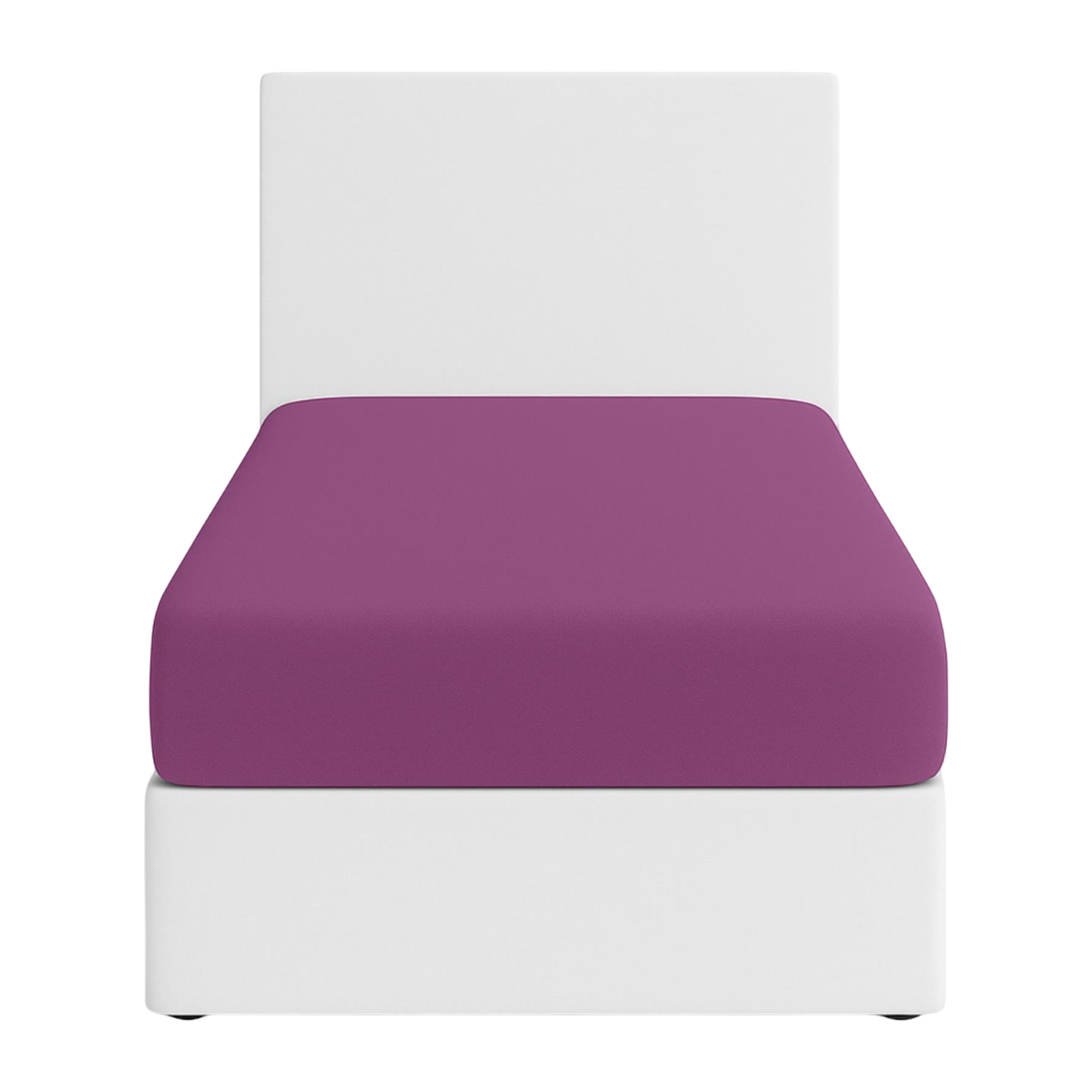 Sábana bajera para cama en color púrpura rainbow benetton