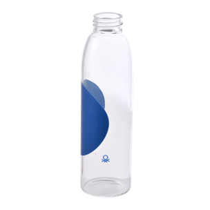 Botella de agua 500ml borosilicato tapa azul de grifo rainbow be