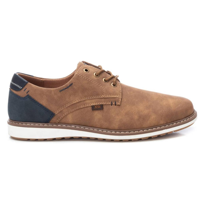 Zapato blucher/derby camel